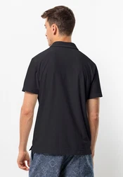 Jack Wolfskin Poloshirt TERRAL POLO Dunkelblau/Schwarz/Hellblau