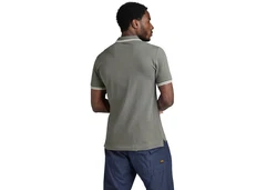 G-STAR Poloshirt 'Dunda' Dunkelgrün/Khaki/Grau/Braun