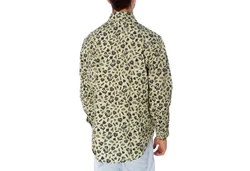 King Kerosin Langarmhemd Hemd Barber off white