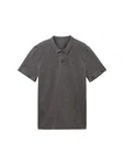 TOM TAILOR Poloshirt Basic Kurzarmshirt Dunkelgrau/Grau/Hellgrau