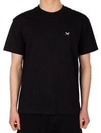 T-Shirt - Shirt - Kurzarm Shirt schwarz -Mini Flag Relaxed Tee [black]