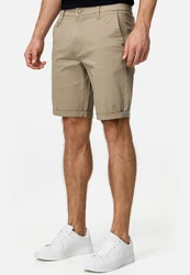 Indicode Herren Cuba Chino Shorts Khaki/Beige