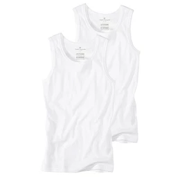 Unterhemd Tank Top Multipack (Sparset, 2-St., 2er Pack) Double Rib gestrickt fr perfekten Sitz & Tragekomfort