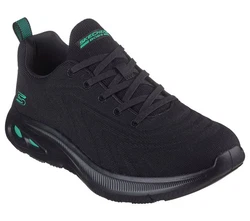 Skechers BOBS UNITY SLEEK REVIVE Sneaker Grün/Dunkelgrün/Schwarz