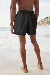 Next Badeshorts Schlichte Badeshorts Schwarz