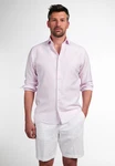 Eterna Langarmhemd MODERN FIT EASY IRON Rosa/Lila