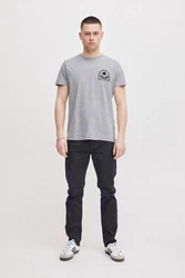 Blend T-Shirt BLEND BHTee Hellgrau/Grau/Dunkelgrau/Rosa