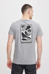 Blend T-Shirt BLEND BHTee Hellgrau/Grau/Dunkelgrau/Rosa