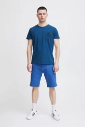Blend T-Shirt BLEND BHTee Blau/Hellblau/Dunkelblau