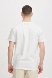 Blend T-Shirt BHTee Beige/Khaki/Weiß/Creme/Braun