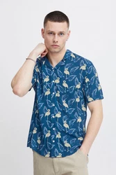 Blend Kurzarmhemd BLEND BHShirt Blau