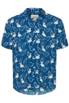 Blend Kurzarmhemd BLEND BHShirt Blau