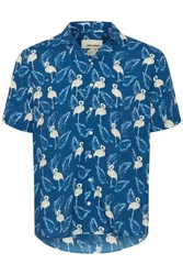 Blend Kurzarmhemd BLEND BHShirt Blau