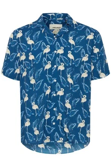 Blend Kurzarmhemd BLEND BHShirt Blau