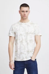 Blend T-Shirt BLEND BHTee Grün/Weiß/Hellblau/Creme