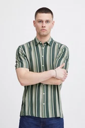 Blend Kurzarmhemd BHShirt Grün/Türkis/Blau/Dunkelgrün