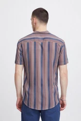 Blend Kurzarmhemd BHShirt Blau/Hellblau/Mischfarben/Rot/Rosa