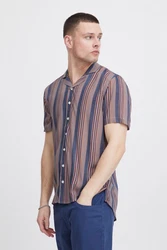 Blend Kurzarmhemd BHShirt Blau/Hellblau/Mischfarben/Rot/Rosa