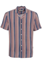 Blend Kurzarmhemd BHShirt Blau/Hellblau/Mischfarben/Rot/Rosa