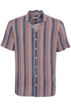 Blend Kurzarmhemd BHShirt Blau/Hellblau/Mischfarben/Rot/Rosa