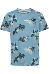 Blend T-Shirt BHTee Blau/Dunkelgrün/Hellblau/Dunkelblau