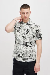 Blend Kurzarmhemd BHShirt Schwarz/Grün/Weiß/Dunkelblau/Grau/Beige/Braun