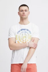 Blend T-Shirt BHTee Orange/Creme/Weiß/Rot