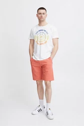Blend T-Shirt BHTee Orange/Creme/Weiß/Rot