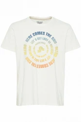 Blend T-Shirt BHTee Orange/Creme/Weiß/Rot