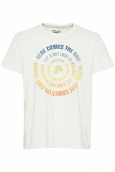 Blend T-Shirt BHTee Orange/Creme/Weiß/Rot
