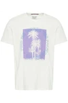 Blend T-Shirt BLEND BHTee Lila/Weiß/Creme