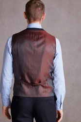 Next Anzugweste Slim Fit Signature Tollegno Anzug Hellblau/Braun/Rot/Schwarz/Dunkelblau