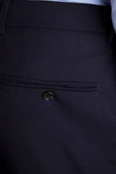 Next Anzughose Slim Fit Signature Tollegno Anzug Hellblau/Rot/Dunkelblau
