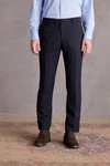 Next Anzughose Slim Fit Signature Tollegno Anzug Hellblau/Rot/Dunkelblau