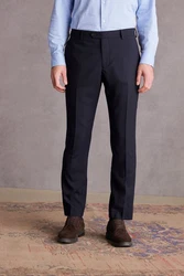 Next Anzughose Slim Fit Signature Tollegno Anzug Hellblau/Rot/Dunkelblau
