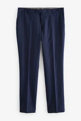 Next Anzughose Slim Fit Signature Tollegno Anzug Dunkelblau