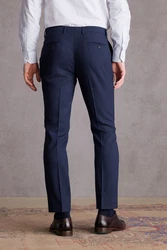 Next Anzughose Slim Fit Signature Tollegno Anzug Dunkelblau