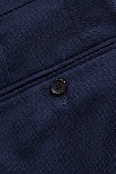 Next Anzughose Slim Fit Signature Tollegno Anzug Dunkelblau