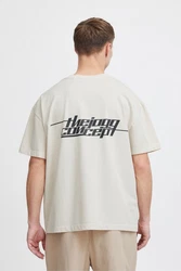TheJoggConcept T-Shirt JCMMSAFA LOGO TSHIRT Khaki