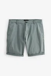 Next Chinoshorts Stckgefrbte Chinohose aus Satin Grau/Grün/Blau/Khaki/Türkis