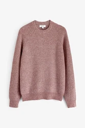 Next Kuscheliger Rippstrick-Pullover im Regular Fit 