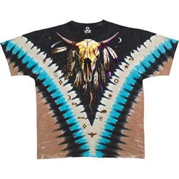 T-Shirt Bison Skull Rundumdruck