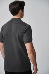 Next Piqu-Poloshirt Grau/Dunkelgrau