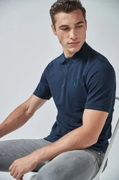 Bandeau-Bikini-Top Piqu-Poloshirt (1-St)