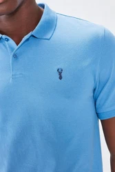 Next Piqu-Poloshirt Blau/Hellblau