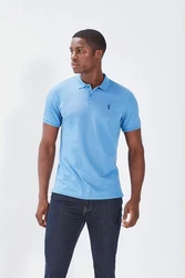 Next Piqu-Poloshirt Blau/Hellblau