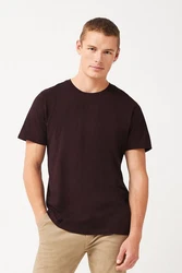 Next Essential T-Shirt mit Rundhalsausschnitt Bordeaux/Dunkelrot/Lila/Dunkelbraun