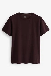 Next Essential T-Shirt mit Rundhalsausschnitt Bordeaux/Dunkelrot/Lila/Dunkelbraun