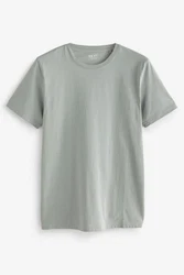 Next Essential T-Shirt mit Rundhalsausschnitt Grün/Dunkelgrün/Hellgrün/Grau/Hellgrau/Khaki