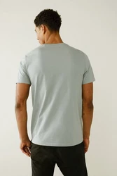 Next Essential T-Shirt mit Rundhalsausschnitt Grün/Dunkelgrün/Hellgrün/Grau/Hellgrau/Khaki
